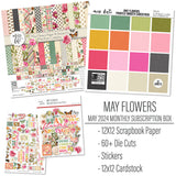 Monthly Subscription Box  - With Matching Cardstock - May 2024