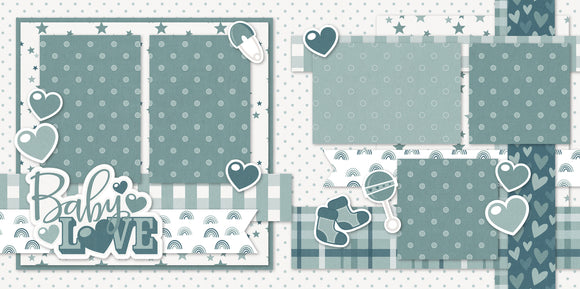 Baby Love-Blue - Page Kit