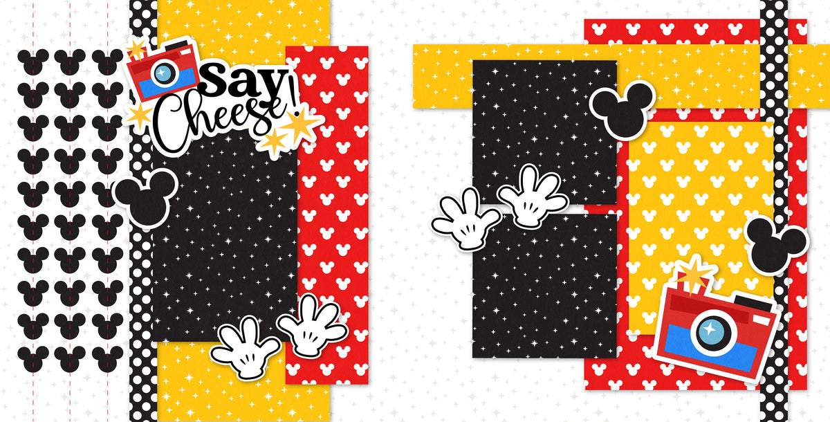 Say Cheese! - Summer Vacation Scrapbook 12x12 Page Kit – MISS KATE