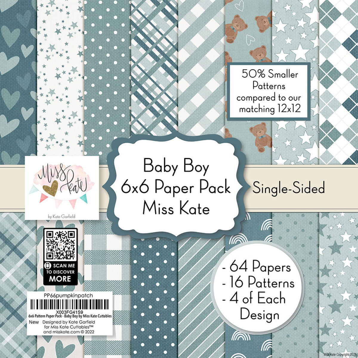 Baby Boy - 6x6 Paper Pack Scrapbook Paper Pack – MISS KATE