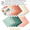 Candy Cane Christmas - Linen-Printed Smooth Cardstock Single-Sided Linen Printed