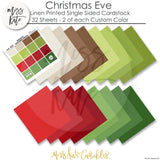 Christmas Eve - Linen-Printed Smooth Cardstock Single-Sided Linen Printed