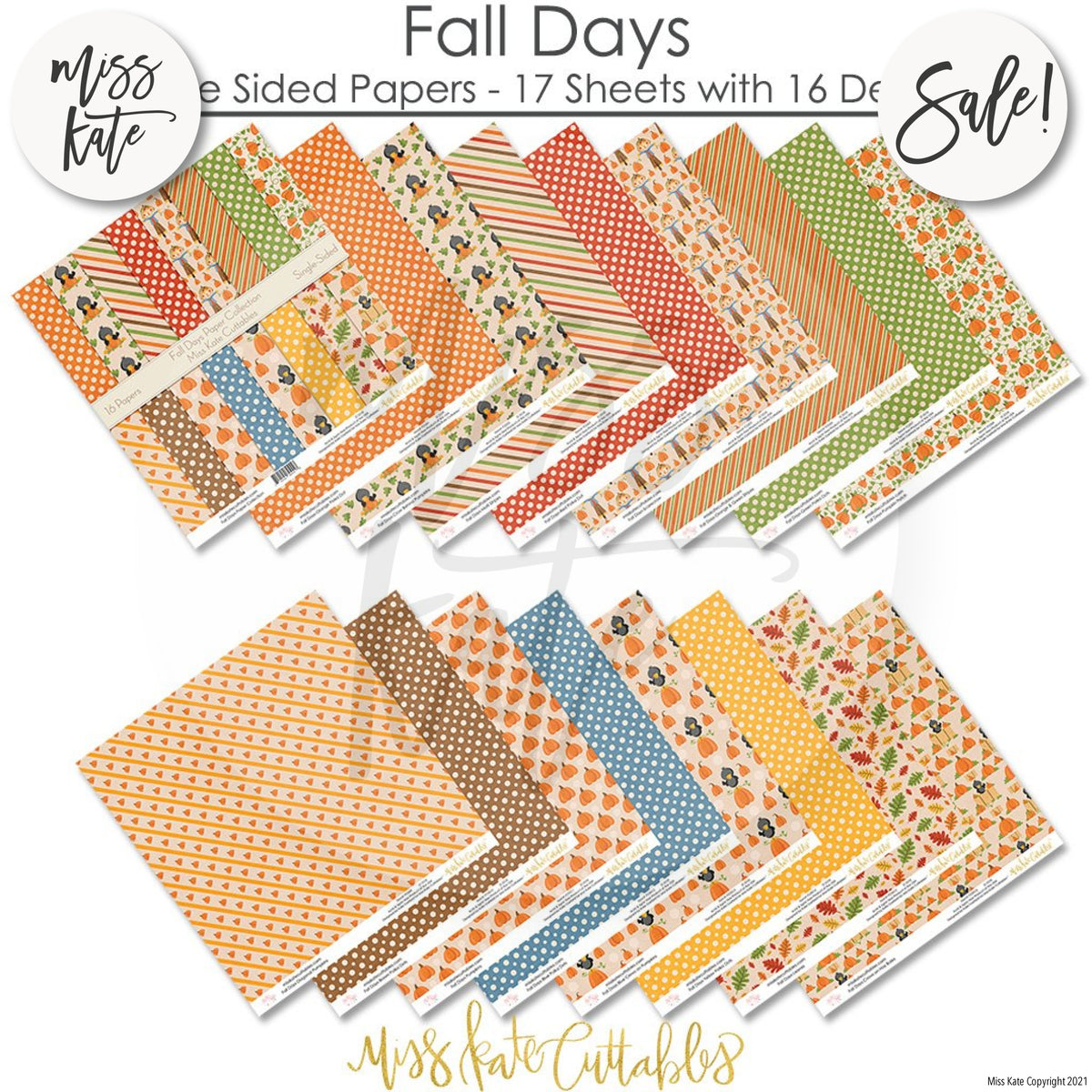 Fall Days - Scrapbook Paper Pack – MISS KATE