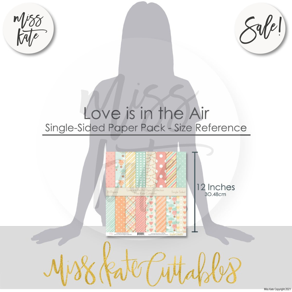 Love is in The Air - Scrapbook Paper Pack Valentine's Day – MISS KATE