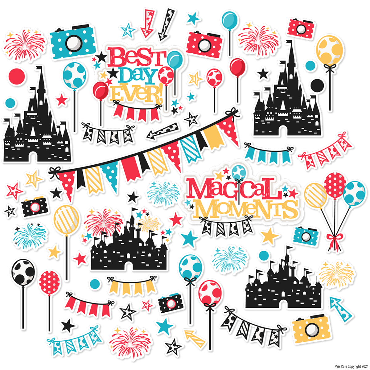 Magical Moments for Disney Scrapbook Die Cuts Die Cuts Disney