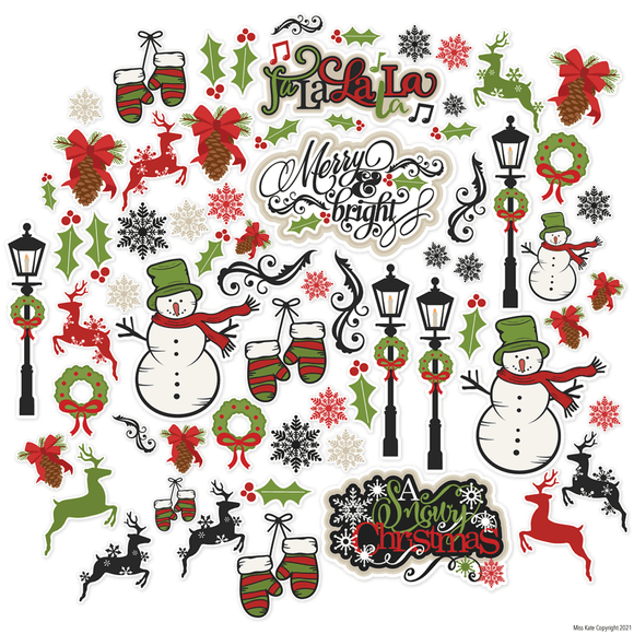 Merry And Bright - Die Cuts 60+