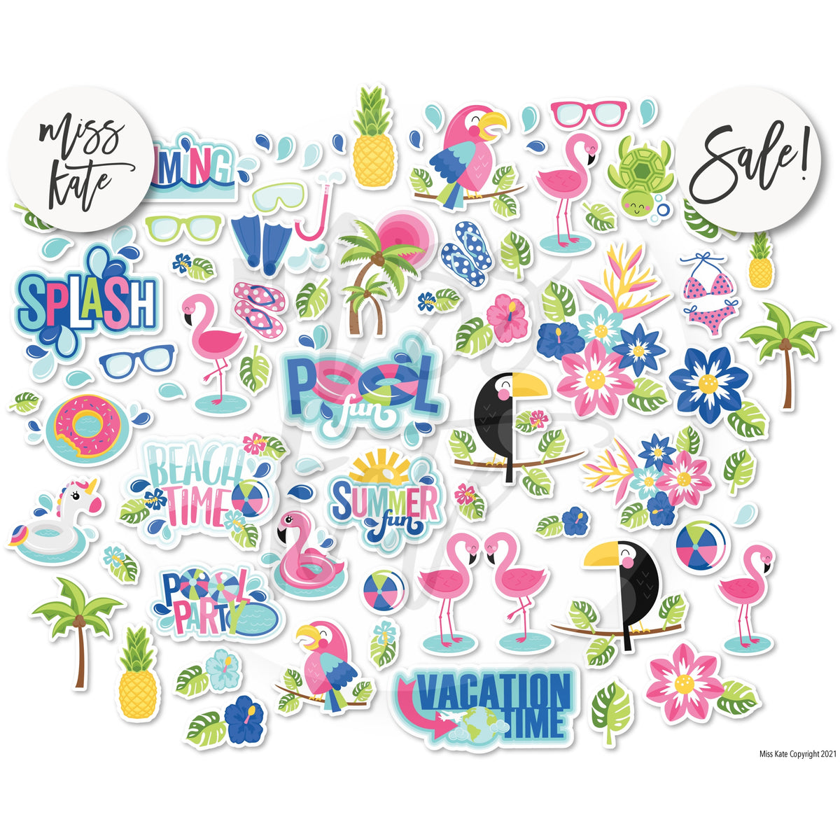 I Do - for Wedding - Scrapbook Paper & Sticker Kit – MISS KATE