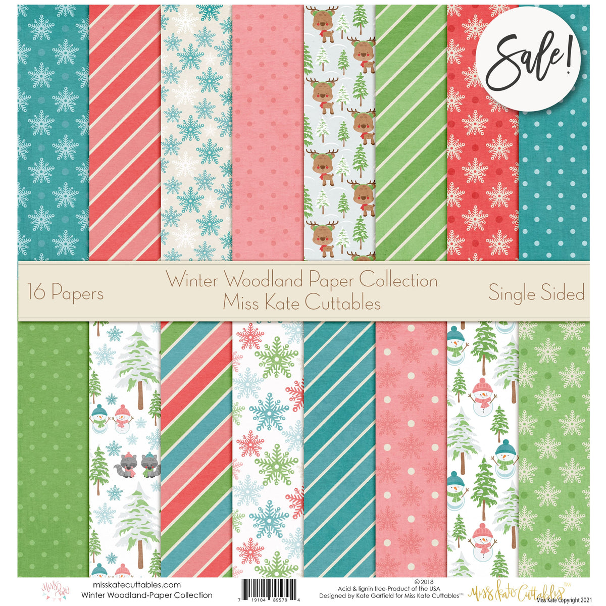 North Pole - Christmas Scrapbook Paper Pack – MISS KATE