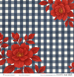 Red, White and Bloom - Paper & Sticker Kit