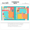 1st Birthday-Blue - Page Kit