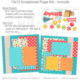 1st Birthday-Blue - Page Kit