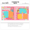 1st Birthday-Pink - Page Kit