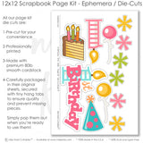 1st Birthday-Pink - Page Kit
