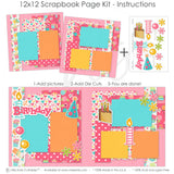 1st Birthday-Pink - Page Kit