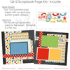 This 1St Grade kit features — coordinated background patterns and journaling spots, precut designs for memory journaling, teacher gift, pastel paper embellishments and photo mats, kids school, student photos, first grade, back to school, acid-free double-sided scrapbook supplies, photo album, seasonal scrapbook page kits and die cuts, scrapbooking ephemera and cardstock cutouts, layered die cut titles for themed layouts, scrapbook layout kit, ready-to-glue title banners and photo frames
