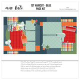 1st Haircut-Blue - Page Kit