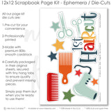 1st Haircut-Blue - Page Kit