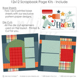 1st Haircut-Blue - Page Kit