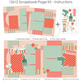 1st Haircut-Pink - Page Kit