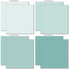 Best Wishes - Linen-Printed Smooth Cardstock Single-Sided