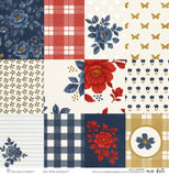 Red, White and Bloom - Paper & Sticker Kit