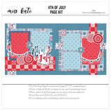 4th of July - Page Kit