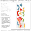 Capture special moments with the 5Th Grade layout — acid-free double-sided scrapbook supplies, scrapbooking ephemera and cardstock cutouts, back to school, photo mats, classroom memories, fifth grade, precut designs for memory journaling, pastel paper embellishments and photo mats, premade scrapbook pages, school paper, teacher gift, school album, layered die cut titles for themed layouts, school layout, scrapbook layout kit, coordinated background patterns and journaling spots