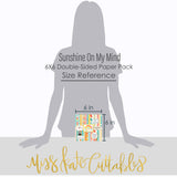Monthly Subscription Box  - Add On - 6x6 Double-Sided Paper Pack - 40% OFF Retail!
