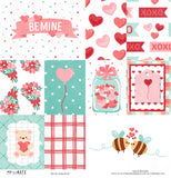 Be My Valentine - Paper & Sticker Kit