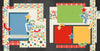 7Th Grade junior high scrapbook page kit — school layout, premade scrapbook pages, layered die cut titles for themed layouts, scrapbooking ephemera and cardstock cutouts, photo mats, teacher gift, scrapbook supplies, precut designs for memory journaling, creative accents for scrapbook storytelling, paper crafting, pastel paper embellishments and photo mats, school album, acid-free double-sided scrapbook supplies, student photos, coordinated background patterns and journaling spots