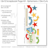 Capture special moments with the 7Th Grade layout — back to school, ready-to-glue title banners and photo frames, scrapbooking ephemera and cardstock cutouts, scrapbook supplies, paper crafting, layered die cut titles for themed layouts, student photos, junior high, school memories, school album, photo mats, creative accents for scrapbook storytelling, premade scrapbook pages, acid-free double-sided scrapbook supplies, teacher gift, handmade elements for DIY photo albums
