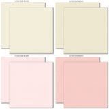 Best Wishes - Linen-Printed Smooth Cardstock Single-Sided
