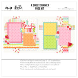 A Sweet Summer - Page Kit