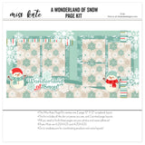 A Wonderland of Snow - Page Kit