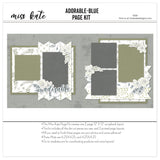 Adorable-Blue - Page Kit