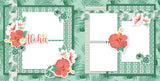 Aloha scrapbook page kit — floral scrapbook, summer layout, aloha scrapbook, beach scrapbook, scrapbooking ephemera and cardstock cutouts, sea turtle paper, vacation kit, layered die cut titles for themed layouts, coordinated background patterns and journaling spots, seasonal scrapbook page kits and die cuts, hibiscus die cut, acid-free double-sided scrapbook supplies, ready-to-glue title banners and photo frames, hawaii scrapbook, hawaii craft

