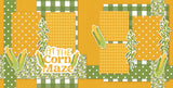 At The Corn Maze scrapbook page kit — precut designs for memory journaling, coordinated background patterns and journaling spots, pastel paper embellishments and photo mats, layered die cut titles for themed layouts, acid-free double-sided scrapbook supplies, seasonal scrapbook page kits and die cuts, handmade elements for DIY photo albums, creative accents for scrapbook storytelling, scrapbooking ephemera and cardstock cutouts, ready-to-glue title banners and photo frames
