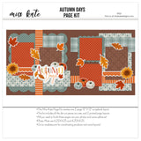 Autumn Days - Page Kit