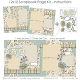 Beautiful Baby Boy- Page Kit