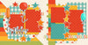 Birthday Party kids birthday scrapbook page kit — party page kit, handmade elements for DIY photo albums, creative accents for scrapbook storytelling, celebration kit, coordinated background patterns and journaling spots, star die cuts, birthday party, party scrapbook, seasonal scrapbook page kits and die cuts, scrapbook supplies, ready-to-glue title banners and photo frames, premade scrapbook pages, birthday photo, pastel paper embellishments and photo mats
