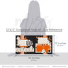 Coordinating Boo papers and die cuts featuring orange photo mats, orange cardstock blocks, smiling white ghosts, curved ghost tails, black orange stars, small cream stars, BOO title die cut, black orange cream palette. Designed for Costume Memories Scrapbook Pages, Spooky Cute Scrapbook Kit, layered geometric paper strips, playful Halloween embellishments, black star background, orange chevron pattern, black orange polka dots, cream star pattern, black orange stripes, cream polka dot paper.
