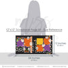 Boo To You 12x12 scrapbook page kit size reference image showing the scale of the coordinated two-page layout, printed papers, and embellishments for Halloween memories and favorite photos.