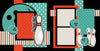 Bowling bowling night scrapbook page kit — handmade elements for DIY photo albums, bowling alley, bowling ball, acid-free double-sided scrapbook supplies, coordinated background patterns and journaling spots, game night, 12x12 page kit, bowling page kit, scrapbooking ephemera and cardstock cutouts, team bowling, bowling party, seasonal scrapbook page kits and die cuts, premade scrapbook pages, bowling pins, scrapbook layout kit, precut designs for memory journaling
