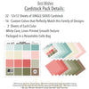 Best Wishes - Linen-Printed Smooth Cardstock Single-Sided