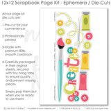 Coordinated Create memory-keeping layout with pink plaid paper strips, paint brush die cut, colorful paint tubes, button embellishments, thread and needle design, create title phrase, paint splash background, layered craft photo mats. Designed for Creative Hobby Scrapbook Layout, Art Supplies Scrapbook Pages, bright handmade theme, two page creative layout, coral teal green and yellow palette, polka dot patterned papers.