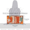 Cutest Pumpkin In The Patch 12x12 scrapbook page kit size reference image showing the scale of the coordinated two-page layout, printed papers, and embellishments for pumpkin patch memories and favorite photos.