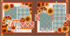 Fall Fun scrapbook page kit — autumn memories kit, precut designs for memory journaling, pumpkin scrapbook, autumn scrapbook, fall craft supplies, pastel paper embellishments and photo mats, acid-free double-sided scrapbook supplies, fall photo album, 12x12 scrapbook, family scrapbook kit, fall scrapbook kit, scrapbooking ephemera and cardstock cutouts, sunflower scrapbook, thanksgiving kit, autumn paper crafts, pumpkin patch pages, layered die cut titles for themed layouts
