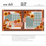 Fall Fun - Page Kit