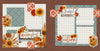 Grateful Heart scrapbook page kit — rustic scrapbook, scrapbook craft kit, thanksgiving scrapbook, ready-to-glue title banners and photo frames, layered die cut titles for themed layouts, fall paper crafts, precut designs for memory journaling, diy scrapbook kit, 12x12 scrapbook kit, fall scrapbook kit, sunflower scrapbook, scrapbook paper kit, pumpkin scrapbook, seasonal scrapbook page kits and die cuts, creative accents for scrapbook storytelling

