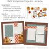 Celebrate your memories with the Grateful Heart design — handmade elements for DIY photo albums, pumpkin scrapbook, autumn scrapbook, scrapbook craft kit, fall paper crafts, coordinated background patterns and journaling spots, scrapbook paper kit, pastel paper embellishments and photo mats, ready-to-glue title banners and photo frames, thanksgiving scrapbook, acid-free double-sided scrapbook supplies, scrapbook page kit, sunflower scrapbook, rustic scrapbook
Celebrate your memories with the Grateful Heart 